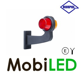 HORPOL LED Deens model Rechts gebogen rood/ amber HORPOL LED Deens model Rechts gebogen rood/ amber
