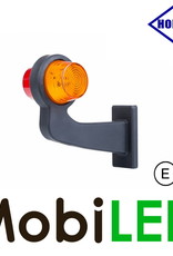 HORPOL LED Breedtelamp Deens model Rechts Gebogen rood/amber