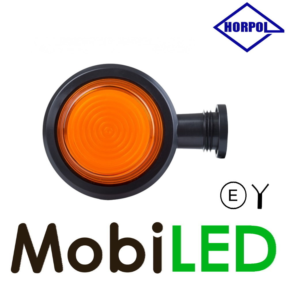 HORPOL NEON LED Outline lamp Danish model Right curved 12-24 volts red / amber HORPOL NEON LED Outline lamp Danish model Right curved 12-24 volts red / amber