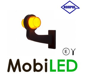 HORPOL Breedtelamp Deens model amber gebogen richtingaanwijzer NEON look