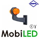 HORPOL NEON Breedtelamp Deens model Amber Gebogen 12-24 volt E-keur HORPOL NEON Breedtelamp Deens model Amber Gebogen 12-24 volt E-keur