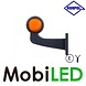 HORPOL Horpol NEON Outline lamp Danish model turn signal amber curved E-mark HORPOL Horpol NEON Outline lamp Danish model turn signal amber curved E-mark