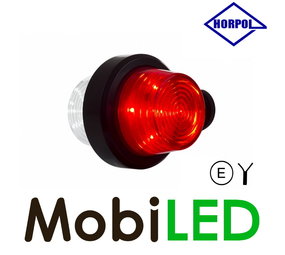 HORPOL LED Breedtelamp Deens model rood/wit kort HORPOL LED Breedtelamp Deens model rood/wit kort