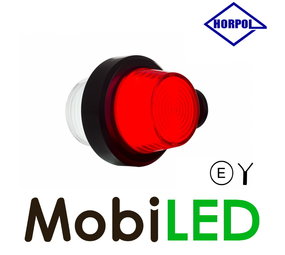 HORPOL NEON Deens model rood/wit kort  12-24V HORPOL NEON Deens model rood/wit kort  12-24V