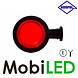 HORPOL Horpol NEON Outline lamp Danish model short 12-24 volts E-mark