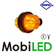 HORPOL Horpol Breedtelamp Deens model richtingaanwijzer amber kort  12-24 volt E-keur