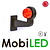Led klassiek model rood/wit Rechts  12-24V