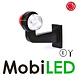 WAS Classic model rood/wit Rechts Gebogen 12-24 volt E-keur WAS Classic model rood/wit Rechts Gebogen 12-24 volt E-keur