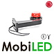 WAS Classic model rood/wit Rechts Gebogen 12-24 volt E-keur WAS Classic model rood/wit Rechts Gebogen 12-24 volt E-keur