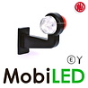 WAS WAS Breedtelamp klassiek model rood/wit links 12-24 volt E-keur WAS WAS Breedtelamp klassiek model rood/wit links 12-24 volt E-keur