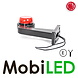WAS Classic model rood/wit Links Gebogen 12-24 volt E-keur WAS Classic model rood/wit Links Gebogen 12-24 volt E-keur