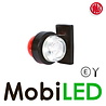 WAS WAS Lampe contour modèle classique fixe rouge/blanc court 12-24 volts E-marque WAS WAS Lampe contour modèle classique fixe rouge/blanc court 12-24 volts E-marque