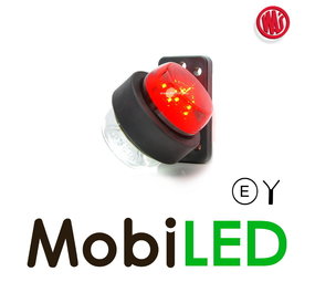 WAS Led klassiek draaibaar model rood/wit kort  12-24V WAS Led klassiek draaibaar model rood/wit kort  12-24V
