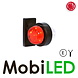 WAS WAS Lampe contour modèle classique rotatif rouge/blanc court 12-24 volts E-marque WAS WAS Lampe contour modèle classique rotatif rouge/blanc court 12-24 volts E-marque