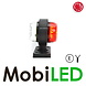 WAS WAS Lampe contour modèle classique rotatif rouge/blanc court 12-24 volts E-marque WAS WAS Lampe contour modèle classique rotatif rouge/blanc court 12-24 volts E-marque