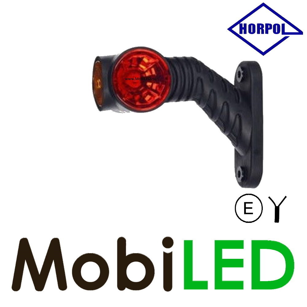 HORPOL Pendellamp rond schuin Links 12-24 volt E-keur
