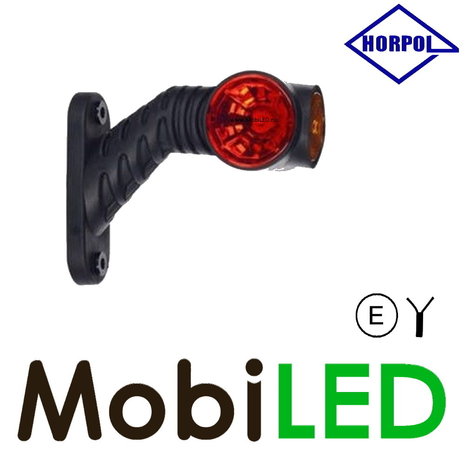 HORPOL Lampe pendentive ronde oblique Droite 12-24 volts E-mark