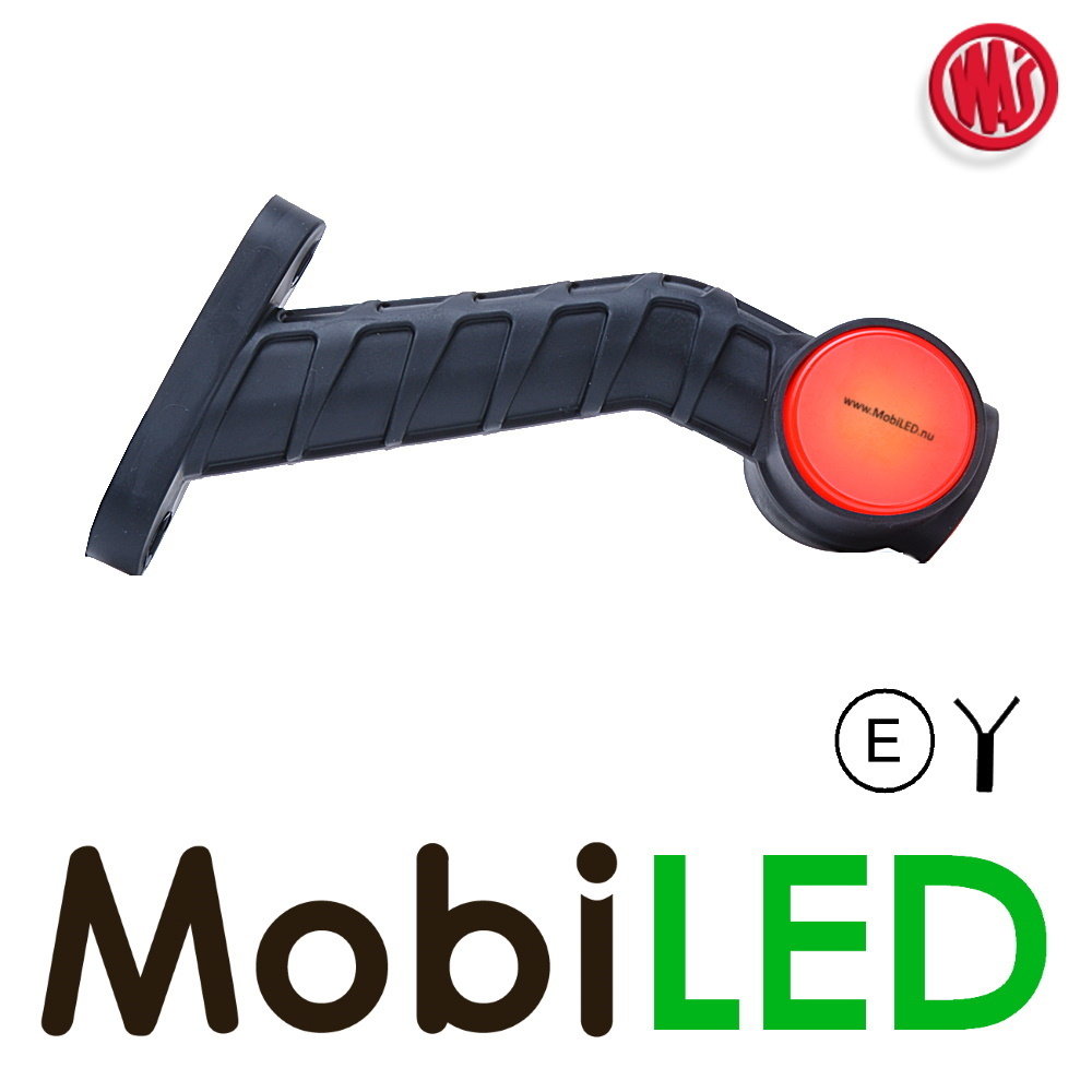 WAS NEON Pendant lamp round model oblique right E-mark red/amber/white 12-24 volts WAS NEON Pendant lamp round model oblique right E-mark red/amber/white 12-24 volts