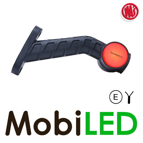 WAS NEON Pendant lamp round model oblique right E-mark red/amber/white 12-24 volts WAS NEON Pendant lamp round model oblique right E-mark red/amber/white 12-24 volts