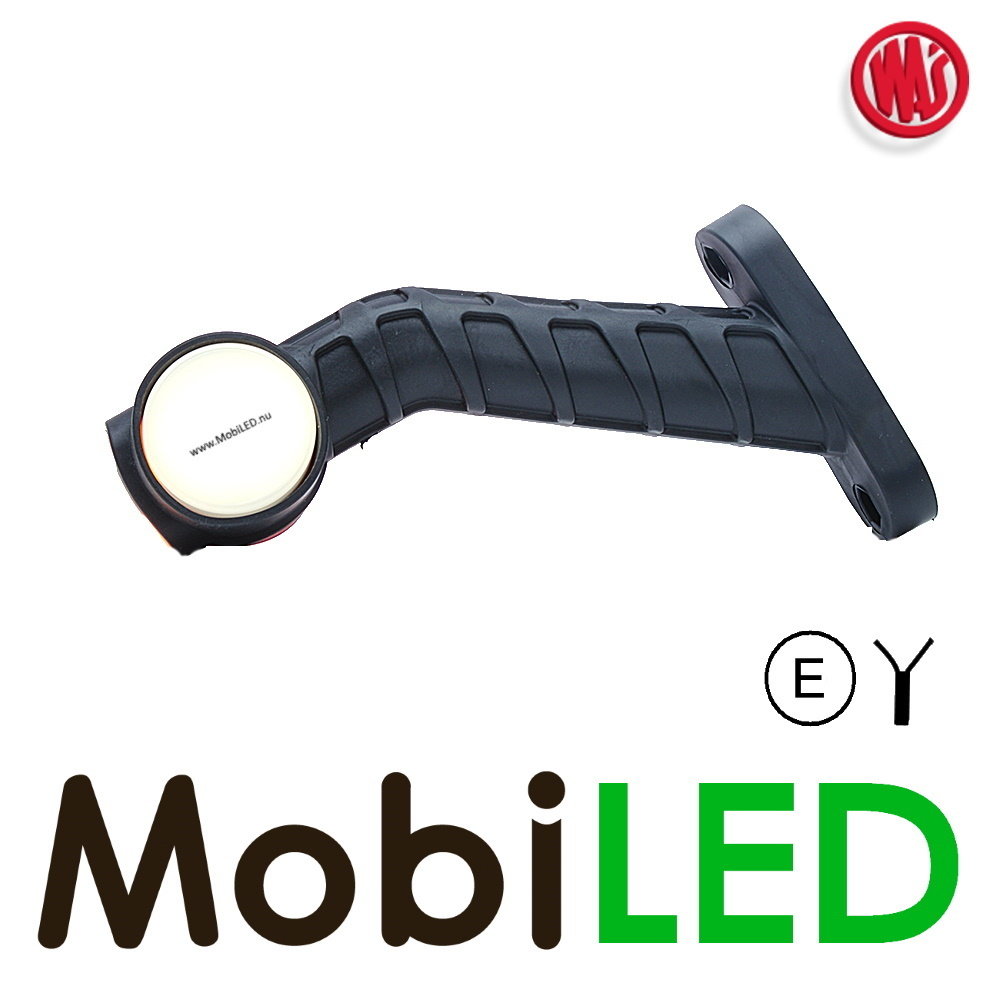 WAS NEON Lampe pendentive ronde modèle oblique droite E-mark rouge/ambre/blanc 12-24volts WAS NEON Lampe pendentive ronde modèle oblique droite E-mark rouge/ambre/blanc 12-24volts