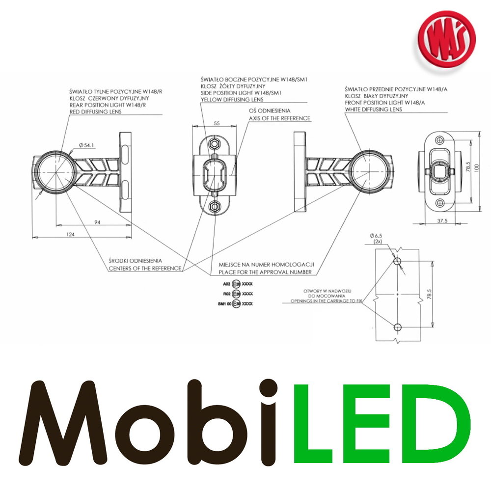 WAS NEON look led pendellamp recht model rood/amber/wit WAS NEON look led pendellamp recht model rood/amber/wit