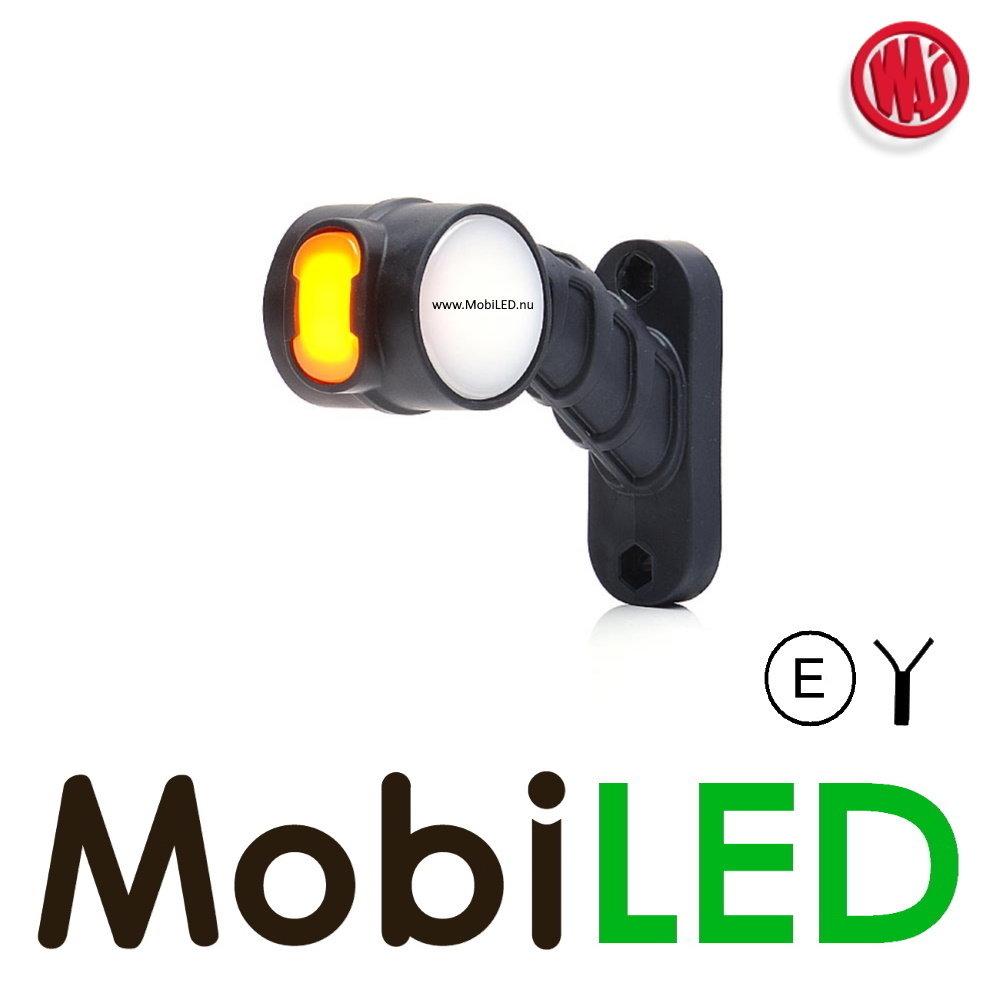 WAS NEON pendant lamp oblique model short Right red/amber/white