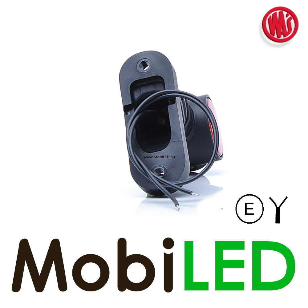 WAS NEON pendant lamp oblique model short Right red/amber/white