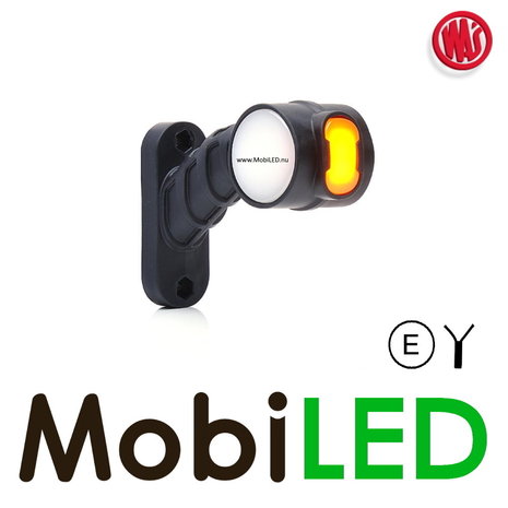 WAS NEON lampe pendentive modèle oblique courte  Gauche rouge/ambre/blanc