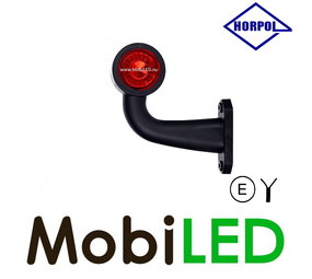 HORPOL Lampe de contour Contour court courbé Gauche 12-24V HORPOL Lampe de contour Contour court courbé Gauche 12-24V