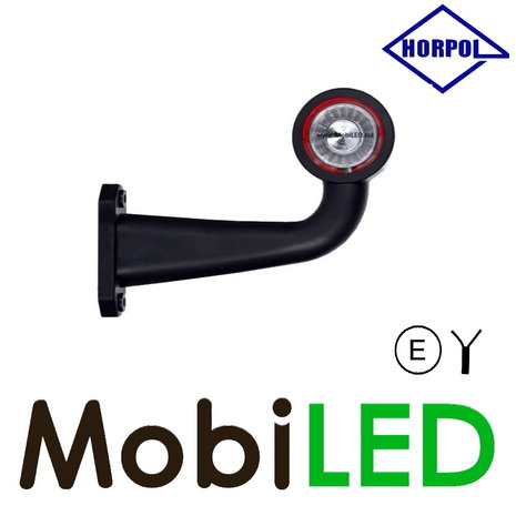 HORPOL Lampe de contour Contour longu courbé  Gauche 12-24 volts E-mark
