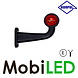 HORPOL Horpol Lampe de contour longue courbée Droite 12-24 volts E-marque HORPOL Horpol Lampe de contour longue courbée Droite 12-24 volts E-marque