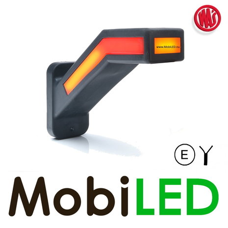 WAS NEON Pendellamp dynamisch lang model rood/amber/wit E-keur Rechts