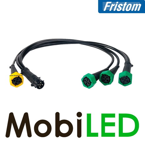 Fristom SET 8 ronde achterlichten 5 functies met kabelsets