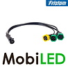 Fristom Fristom SET 6 round taillights 5 functions with cablesets E-mark Fristom Fristom SET 6 round taillights 5 functions with cablesets E-mark