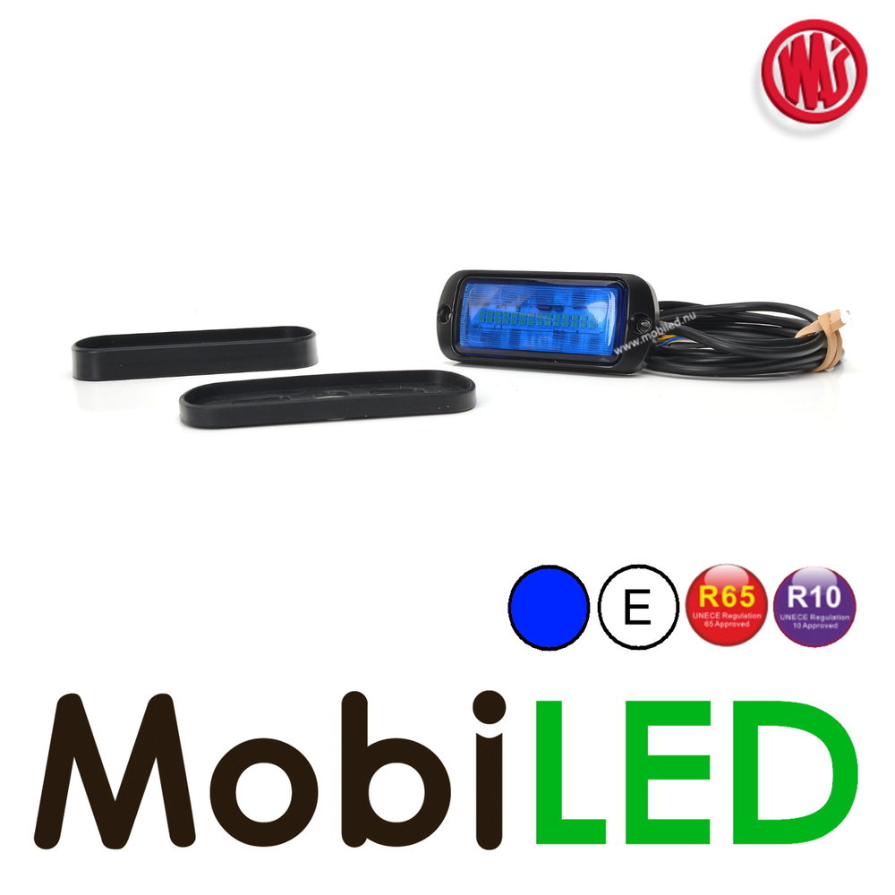 WAS Clignotant bleu 2 motifs IP6K9K E-mark