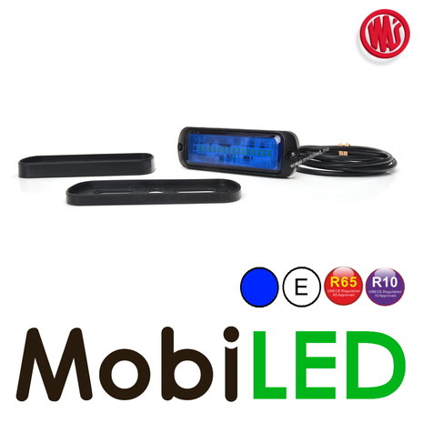 WAS WAS Blue flasher 2 patterns Wide