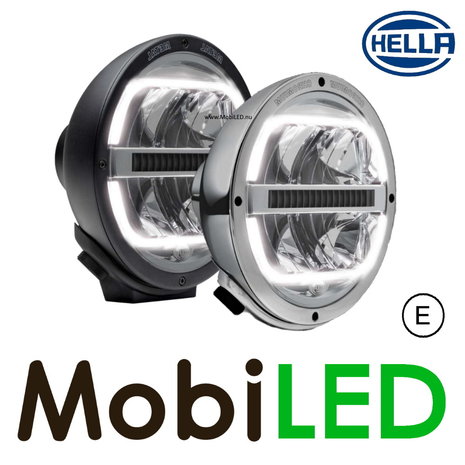 Hella Hella Luminator Projecteur à faisceau loin Lampe de position en Chrome E-marque