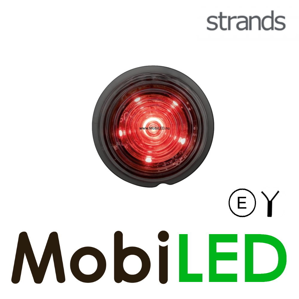 Strands Strands unit  Deens model rood dark look 12-24 volt E-keur Strands Strands unit  Deens model rood dark look 12-24 volt E-keur