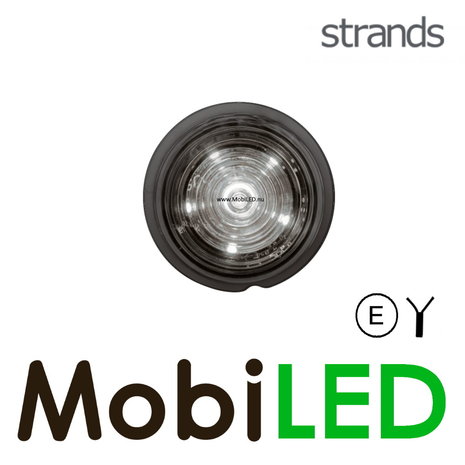 Strands Strands unit Danish model white dark look 12-24 volts E-mark Strands Strands unit Danish model white dark look 12-24 volts E-mark