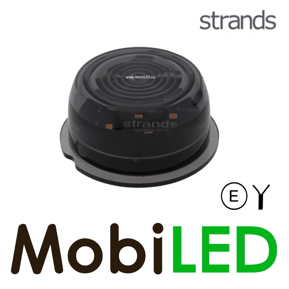 Strands Unité Strands modèle danois ambre dark look 12-24 volts E-mark