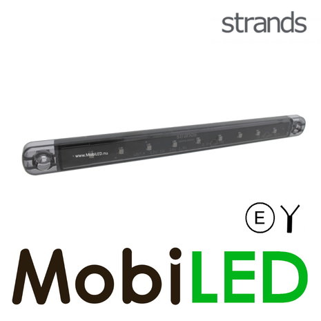 Strands Strands richtingaanwijzer dark look 12-24 volt E-keur Strands Strands richtingaanwijzer dark look 12-24 volt E-keur