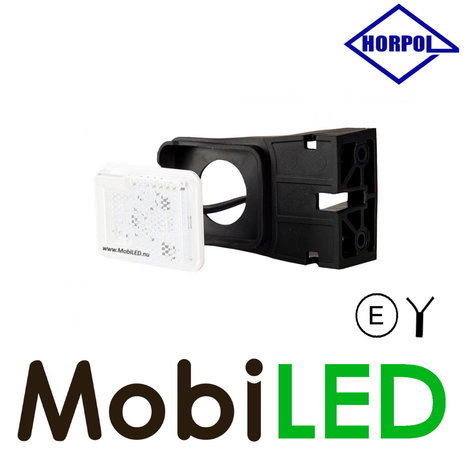 HORPOL Horpol Zijmarkering  blok wit hoekhouder NEON look E-keur