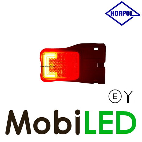 HORPOL Horpol marquage latéral bloc rouge support d'angle Neon HORPOL Horpol marquage latéral bloc rouge support d'angle Neon