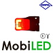HORPOL Horpol Side marking red block angle holder NEON look HORPOL Horpol Side marking red block angle holder NEON look