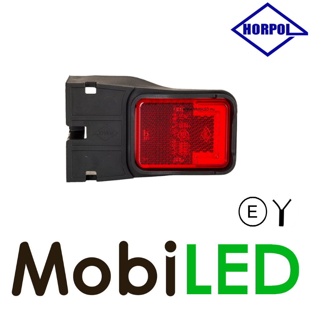 HORPOL Horpol marquage latéral bloc rouge support d'angle Neon HORPOL Horpol marquage latéral bloc rouge support d'angle Neon