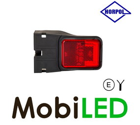 HORPOL Marquage latéral rouge bloc support d'angle NEON look