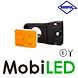 HORPOL Horpol Marquage latéral ambre bloc support d'angle look NEON E-marque HORPOL Horpol Marquage latéral ambre bloc support d'angle look NEON E-marque