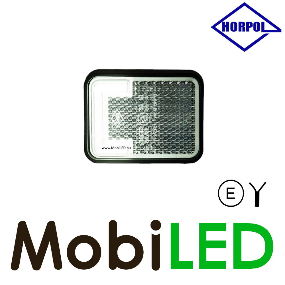 HORPOL Horpol sSide marking block white NEON look E-mark