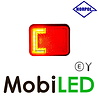 HORPOL Horpol Side marking red block NEON look HORPOL Horpol Side marking red block NEON look