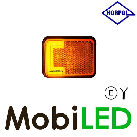 HORPOL Horpol Side marking amber block NEON look E-mark HORPOL Horpol Side marking amber block NEON look E-mark